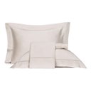 Ver imagem 1 de Jogo de Cama King Rithos 4 Peças Tecido em 100% Bambu Cetim 300 Fios Bege Altenburg