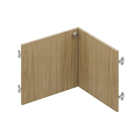 Kit Porta Módulo Canto Reto 40cm Frame Yescasa