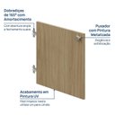 Ver imagem 4 de Kit Porta Módulo Canto Reto 40cm Frame Yescasa