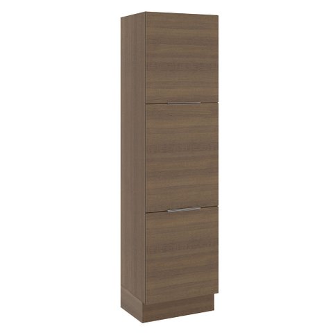 Paneleiro Madesa Stella 60 cm 3 Portas Rustic Cor:Rustic