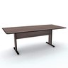 MESA DE REUNIÃO RETANGULAR PANDIN MAXXI - WALNUT/PRETO - 1