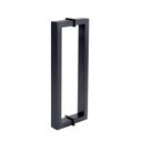 Ver imagem 2 de Puxador Duplo para Box Banheiro 30cm em Aço Inox Preto Fosco Texturizado Stainless