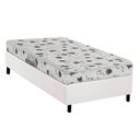 Ver imagem 1 de Conjunto Box Solteiro: Colchão Espuma Herval D23 Sonum Liso + Base Crc Corano White (78x188)