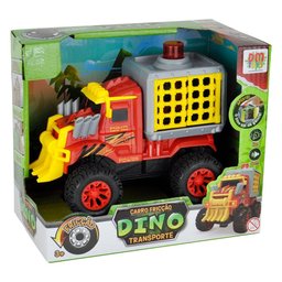 Carro Fricção Dino Transporte - Dm Toys - 5
