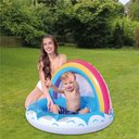 Ver imagem 3 de Piscina Inflável Infantil Arco Iris com Cobertura 40 Litros Jilong