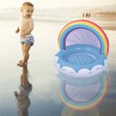 Ver imagem 2 de Piscina Inflável Infantil Arco Iris com Cobertura 40 Litros Jilong