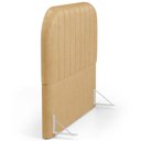 Ver imagem 6 de Cabeceira Cama Box Casal Estofada Orgânica 140cm Alice W01 Couríssimo Fendi - Lyam Decor