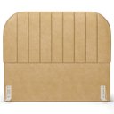 Ver imagem 3 de Cabeceira Cama Box Casal Estofada Orgânica 140cm Alice W01 Couríssimo Fendi - Lyam Decor