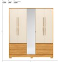 Ver imagem 3 de Guarda-Roupa 5 Portas 4g Turin