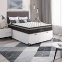 Ver imagem 7 de Cama Box Baú Viúva + Colchão Paris Molas Ensacadas Pocket - 66x128x188cm - e-Shop Casa - Couro