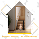 Ver imagem 3 de Grade Proteção Segurança Portão Pet 80cm Preto Bebê Cão com Extensor 1 de 15cm e 1 de 30cm Itagold