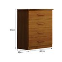 Ver imagem 4 de Dormitorio Casal 4 Pçs 6 Portas Ripado Aspen - Arbo Design