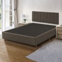 Ver imagem 1 de Base Cama Box Casal 1,38x1,88 Mts Cecilia Vilajo: Suede Marrom