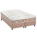 Ver imagem 1 de Cama Box King: Colchão Molas Masterpocket Ensacadas Castor Silver Star Air + Base Crc Suede Clean (