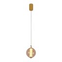 Ver imagem 3 de Lustre Pendente Nordecor Janni 2885 Dourado Fosco Led Bivolt