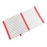 Escorredor Esteira Inox Extensivo Silicone Cozinha Pia Cuba Prato Louça Panela Dobravel Compacto Pra - 8