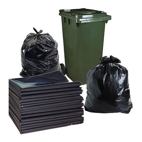 Saco de Lixo 300 Litros Super Reforçado C/100 Unidades Cor:preto