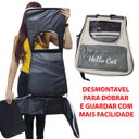 Ver imagem 2 de Mochila Bolsa Transporte Cachorro Gato Pet Animais Estimaçao Bolso Ventilado Ar Vista Panoramica Pas