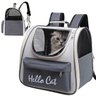 Mochila Bolsa Transporte Cachorro Gato Pet Animais Estimaçao Bolso Ventilado Ar Vista Panoramica Pas - 1