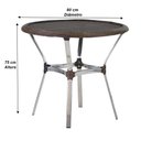 Ver imagem 7 de Jogo 6 Cadeiras e Mesa com Tampo Floripa Alumínio para Piscina, Área, Jardim Trama Original