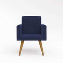 Ver imagem 2 de Kit 10 Poltronas Decorativa Sala Balaqui Decor Azul-marinho