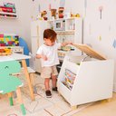 Ver imagem 4 de 2 Baús Organizadores Leiturinha - Tamanho P Kit Livro Educativo em Madeira