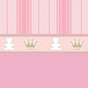 Ver imagem 2 de Papel de Parede Adesivo Baby Princesa Rosa - 2,8m