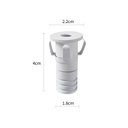Ver imagem 3 de Spot de Embutir Nordecor Noa Ini Mini Redondo Led Alto Irc 90 1w Bivolt Branco 2700k Luz Amarela 650