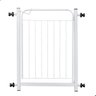 Grade Portão Proteção Pet Cachorro 69 a 73 Cm Criança Cães Cor: Branco - 1