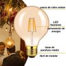 Lâmpada Filamento Led G95 4w 2200k Bivolt Âmbar:5 Unidades - 4