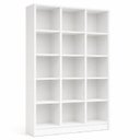 Ver imagem 3 de Estante Livreiro Colméia 15 Nichos Organizador Moderno Loja Casa Escritório Expositores Branco