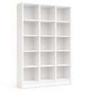 Ver imagem 3 de Estante Livreiro Colméia 15 Nichos Organizador Moderno Loja Casa Escritório Expositores Branco