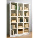 Ver imagem 6 de Estante Livreiro Colméia 15 Nichos Organizador Moderno Loja Casa Escritório Expositores Branco