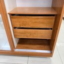Ver imagem 7 de Guarda Roupa Solteiro Titan c/ Esp. 2 Portas 2 Gavetas Bom Pastor Naturale/Off