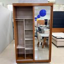 Ver imagem 6 de Guarda Roupa Solteiro Titan c/ Esp. 2 Portas 2 Gavetas Bom Pastor Naturale/Off