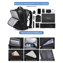 Ver imagem 6 de Mochila Expansível 35l com Usb- Executiva