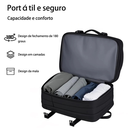 Ver imagem 5 de Mochila Expansível 35l com Usb- Executiva