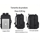 Ver mais imagens de Mochila Expansível 35l com Usb- Executiva