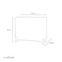 Ver imagem 4 de Buffet Aparador 3 Portas Eccos Marrom/Nature/Off White
