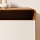 Ver imagem 5 de Buffet Aparador 3 Portas Eccos Marrom/Nature/Off White