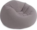 Ver imagem 1 de Sofá Poltrona Puff Inflável Deluxe Aveludado Gigante - Impermeável