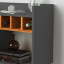 Ver imagem 4 de Aparador Buffet Cantinho do Café Rubi - Varias Cores Cor:cinza / Nature