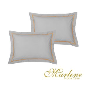 Kit Fronha Festone Neon Laranja 50x70cm