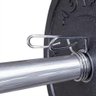 Kit Presilha de Halter Barra Olímpica Pel-04ch Pelegrin Mola Cromada - 2
