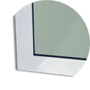 Ver imagem 3 de Porta de Correr Alumínio Branco Parede 1 Folha Vidro Fixo Inteira Maxx