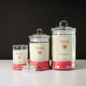Vela Aromática Premium Romã e Chá Branco Ramim Aromas Vela Perfumada Premium 120g