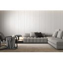 Ver imagem 5 de Painel Ripado/forro Lambri Branco 2750 X 455 X 9mm - Caixa com 4 Painéis = 5m2