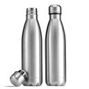 Ver imagem 2 de Garrafa Térmica MS912/MS913 500ml Aço Inox Portátil Viagem Metálica 1 Unidade:Cintilante Prata MS914