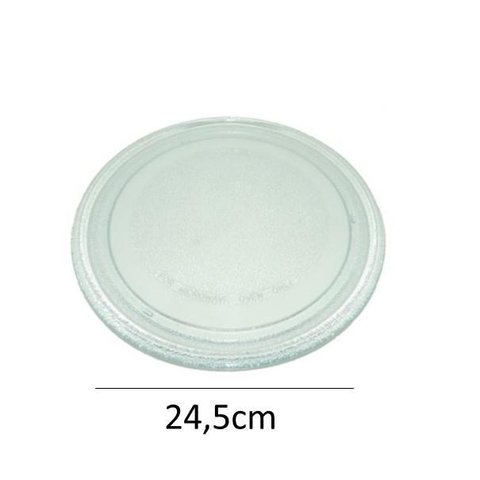 Prato Microondas Universal Liso 24,5cm