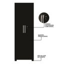 Ver imagem 7 de Conjunto de Armário para Escritório 2 Ar Preto Tx